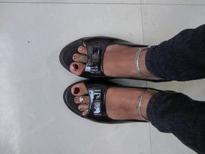 Chocolate Colour Belly Sandals