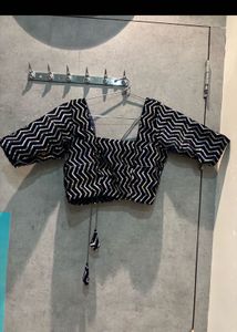 Embellished velvet Blouse