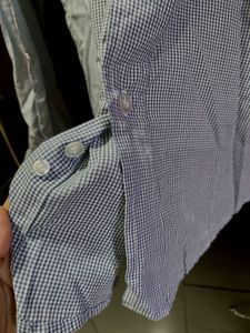 Patterned Button-Down Shirt