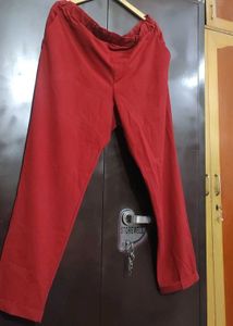 Rust Color Trouser Pant For Girl Or Woman 36 Waist
