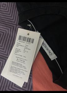 Unisex Clavin Klein Original Black Embossed Tshirt