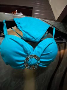 Blue Beach Bikini Set