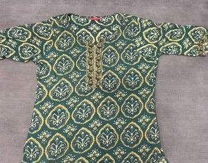 Printed short  Kurta