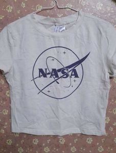 NASA Graphic Crop Top