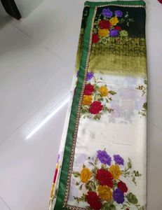 Daily Wear Saree With Stitched Blouse
