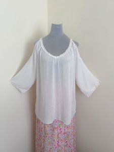100% LACE COTTON TUNIC
