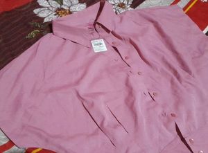 Crop Magenta Shirt🌸🫠