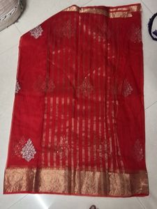Elegant Red Saree