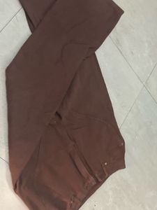 Brown Wide Leg Jeans