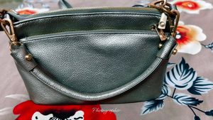 Silver Crossbody Bag