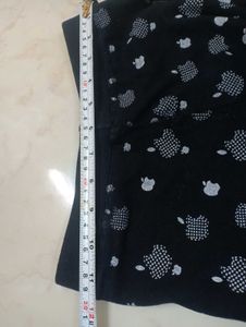 Black Pant Woth White Design