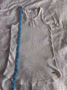 Ribbed Grey Tank Top