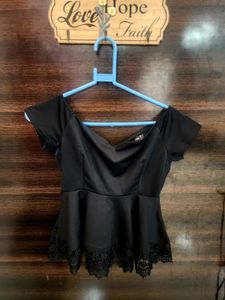 Cutest Peplum Top with Bow at back 😍