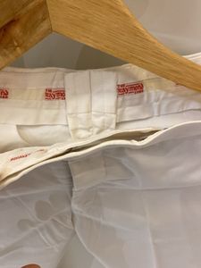 White Straight Leg Pants