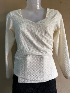 Cream Formal Tops🎀
