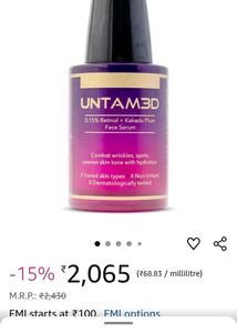 UNTAM3D Face Serum