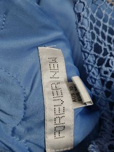 Chic Blue Lace Skater Dress