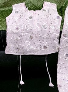 ✅🦋BEAUTIFUL WHITE LAHENGA CHOLI🦋✅