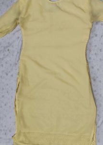 Yellow Chikankari Kurta