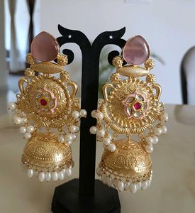 Pure Brass Jhumka Earrings