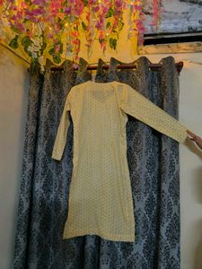 Yellow Kurta + Pocket Pant Plazo