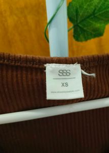 Brown Full Sleeve Top