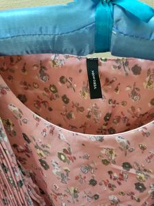 Price Drop!! Pink Crepe Tie Top