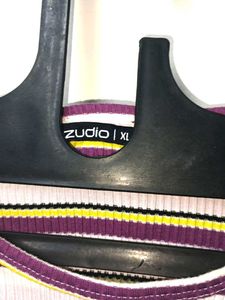 Striped Cinched Waist Top