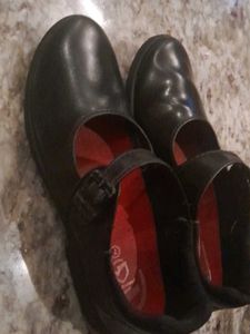 Bata Black School Shoes, Size - 7