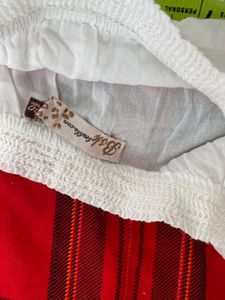 White One-Shoulder Top bust 34