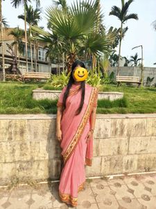 Saree In Heavy Border