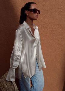 Pintresty Vintage Imported Satin Shirt