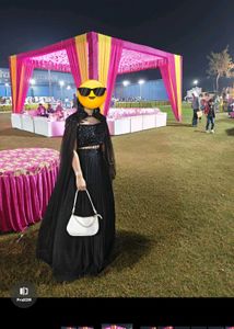 Stunning🔥Black Lehenga 😍✨