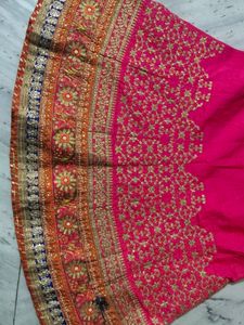 UNSTITCH MULTY COLOR LEHENGA