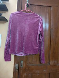 Imported Party Wear Velvet Top Double Layer