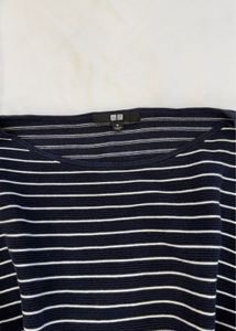 uniqlo Striped Long Sleeve Top