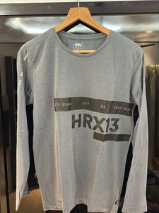 HRX Grey Full Sleeve T-Shirt