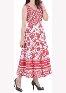 Women&#39;s Rajasthani Cotton Maxi