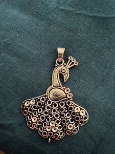 Vintage Peacock Pendant