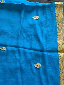 Elegant Blue Saree