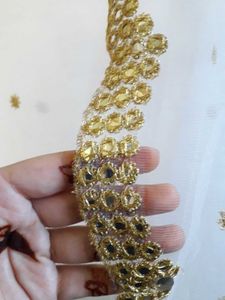 Net Embroidery Mirror Work Dupatta In White Color