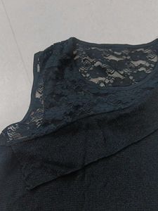 Black Lace Tank Top