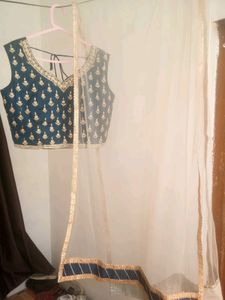 New Lehenga With Can And Blouse Dupatta