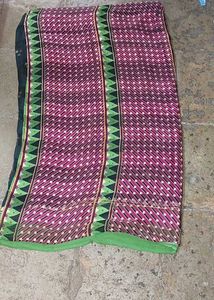 Black Printed Saree