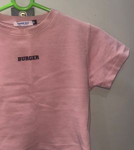 burger bae cute crop top