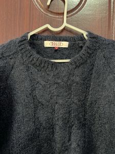 Cozy Cropped Knit Sweater
