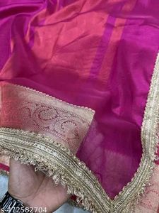 Royal Jimmy Choo Saree Attached With Blouse