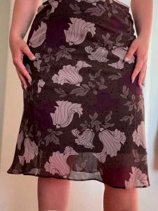 H&M Floral Print Skirt