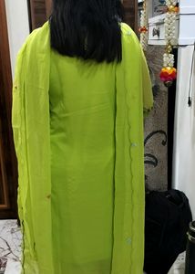 Kurta Palazzo And Dupatta Set
