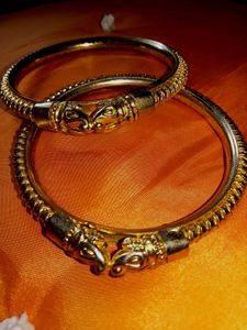Temple Were Ethnic Golden Bangles